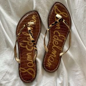 Sam Edelman Leopard Print "Gracie" Sandals